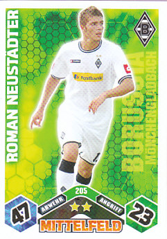 Roman Neustadter Borussia Monchengladbach 2010/11 Topps MA Bundesliga #205